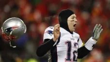 Brady durante el partido ante Kansas City