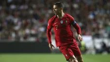 Cristiano Ronaldo en un juego con Portugal