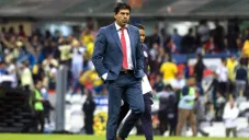 José Saturnino Cardozo durante un encuentro ante América