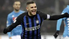 Icardi celebra un gol con el Inter de Milán