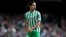 Diego Lainez, en juego del Betis