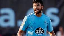 Néstor Araujo durante un partido del Celta de Vigo