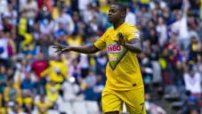 Narciso Mina, durante un juego con el América en el A2013
