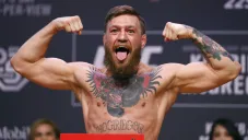 McGregor durante un pesaje de la UFC