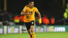 Jiménez durante encuentro de la Premier League