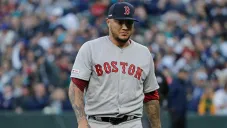 Héctor Velázquez en un partido de Boston