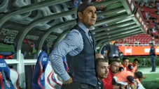 Palencia durante encuentro frente a Chivas