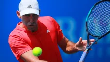 Santiago González en acción durante un partido