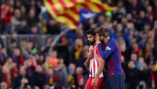 Gerard Piqué aconseja a Diego Costa tras expulsión
