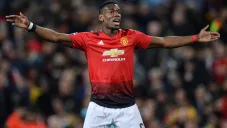 Pogba, durante un duelo en la Champions League