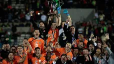 El América festeja el título de Copa MX