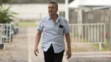 Vergara, en un entrenamiento de las Chivas