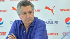 Jorge Vergara durante una conferencia de prensa