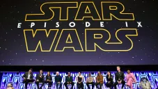 Parte del elenco de Star Wars, en la presentación del Espisodio IX