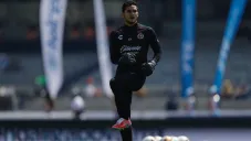 Carlos Higuera, en calentamiento en CU