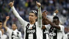 Cristiano Ronaldo festeja campeonato con la Juventus
