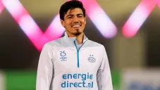 Guti previo a un juego del PSV