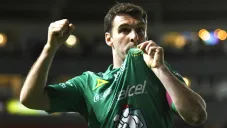 Mauro Boselli celebra una anotación frente al Necaxa