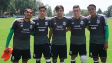 Jugadores de Tri Sub 20 en el CAR