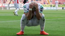 El lamento de Brian Fernández tras una falla