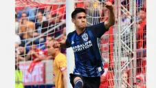 Uriel Antuna festeja su gol frente al New York Red Bulls