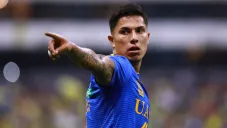 Carlos Salcedo, celebra anotación con Tigres
