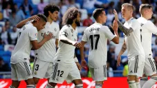 Real Madrid festeja anotación en el Santiago Bernabéu