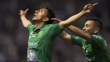 Mena festeja uno de sus 14 goles durante la presente campaña