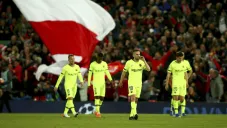 Jugadores del Barcelona salen cabizbajos tras derrota vs Liverpool