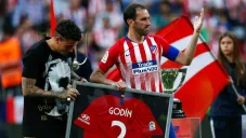 Diego Godín agradece los detalles de Atleti en su despedida
