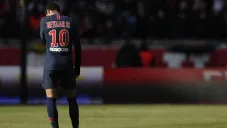 Neymar durante un juego del PSG