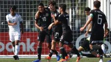 Tri Sub 17 festeja gol ante El Salvador