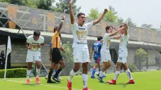 Pumas Sub 17 celebra un gol sobre Monterrey