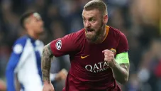 Daniele De Rossi, celebra un tanto con la Roma en Serie A