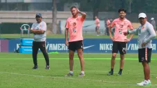 Jugadores del América durante un entrenamiento