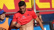 Luis Ángel Landín en un partido con Municipal de Guatemala