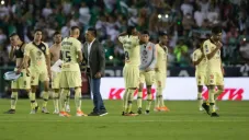 Jugadores del América tras ser eliminados por el León
