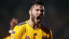 André-Pierre Gignac durante un encuentro ante Necaxa