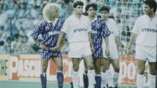 Momento en que Míchel toqueteó al Pibe Valderrama