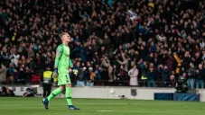 Ter Stegen abandona el campo tras un juego con el Barcelona