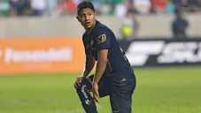 Daniel Ramírez en un partido con Pumas