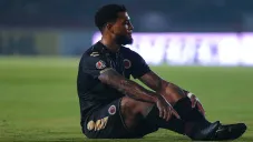 Kazim Richards en un partido de Veracruz