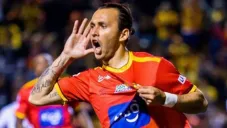 Arellano festeja en el Herediano