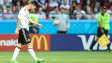 Messi durante el Mundial de Rusia