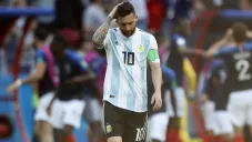 Messi lamenta la eliminación de Argentina en Rusia 2018