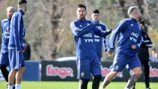 Argentina entrena de cara a la Copa America