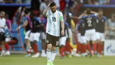 Lionel Messi tras ser eliminado del Mundial de Rusia 2018