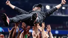 Klopp en festejo de la Champions League