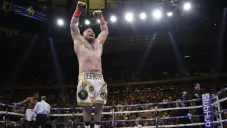 Andy Ruiz celebra triunfo sobre Anthony Joshua