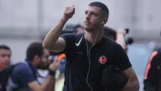 Guido, antes de disputar un juego con América